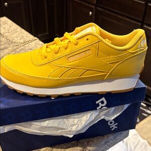 Reebok Vibrant Yellow Athletic Shoes